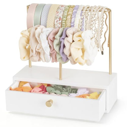 Hair Accessories Organizer Stand with Drawers for Headbands Scrunchies Clips