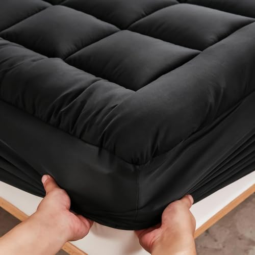 King Mattress Pad Cover with Deep 18-Inch Pocket Cooling Breathable Topper