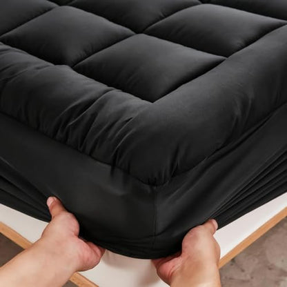 King Mattress Pad Cover with Deep 18-Inch Pocket Cooling Breathable Topper
