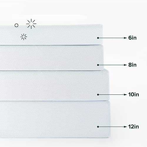 Zinus 6 Inch Green Tea Cooling Memory Foam Mattress [New Version], Full, Fiberglass Free, Medium Firmness, Cooling Gel Foam, Certified Safe Foams & Fabric, Mattress in A Box