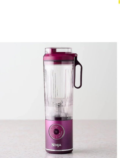 Ninja BC251QRD Blast Max Cordless Blender - Smoothies & Ice Crushing, 22 oz Cherry Vessel | Certified Refurbished
