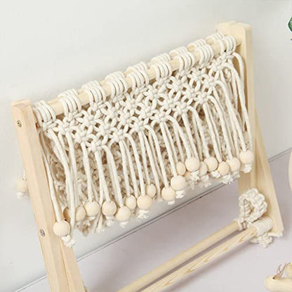 Cotton Rope Woven Storage Shelf for Home & Bedroom Decor
