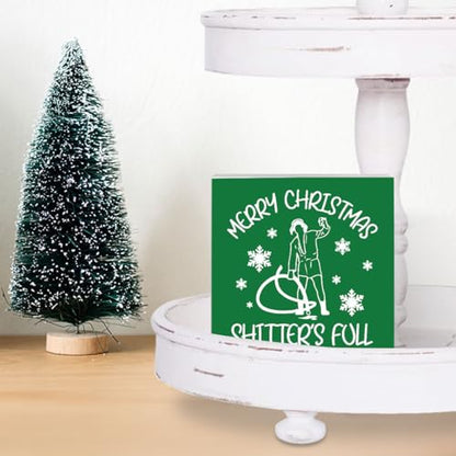 Fun Xmas Sign Christmas Vacation Decor - Istma Variation (5x5 Inches)
