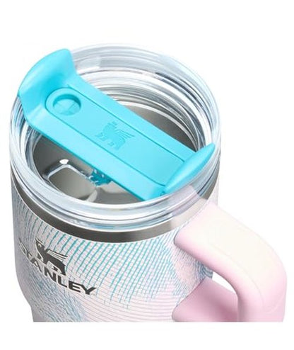 STANLEY Quencher H2.0 Tumbler with Handle and Straw 20 oz | Flowstate 3-Position Lid | Cup Holder Compatible for Travel | Insulated Stainless Steel Cup | BPA-Free | Sea Glass Plume