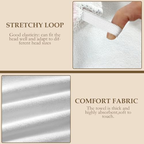 Microfiber Hair Towel Wrap for Women - Quick Dry, Absorbent Turban for Curly, Long & Thick Hair