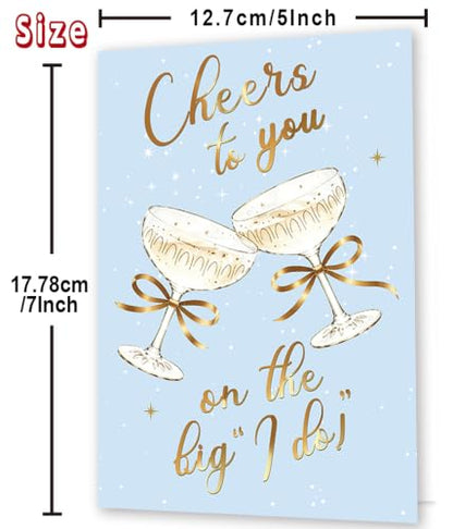 Wedding Card for Couple YYC-405 - Bridal Shower Engagement Congratulations
