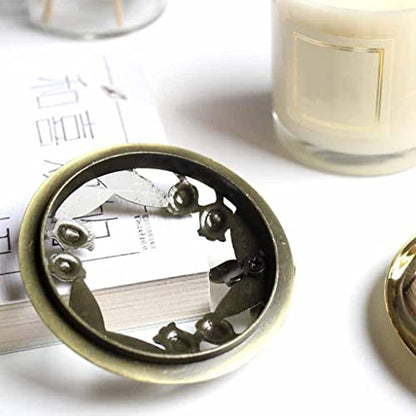 Dragonfly Zinc Alloy Candle Topper Lid for 73-81mm Jar Candles - Home Decor
