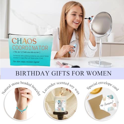 Chaos Coordinator Gift Set for Women - Appreciation Gift Basket with Tumbler, Jewelry, and Accessories - Variation: ChaosCoordinator