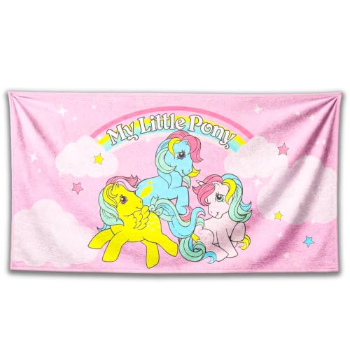 Large Microfiber Beach Towel for Girls and Women - 54x27 Inch My Little Pony Design