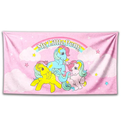Large Microfiber Beach Towel for Girls and Women - 54x27 Inch My Little Pony Design