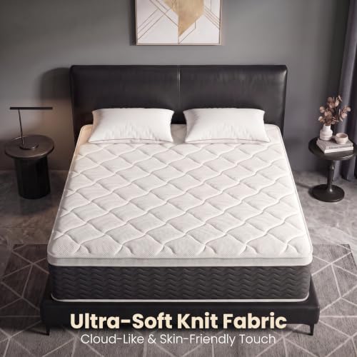 Queen Mattress in a Box - 12 Inch Gel Memory Foam Hybrid Support