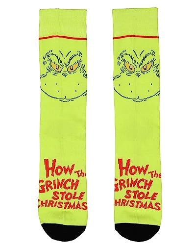Dr. Seuss Grinch Naughty or Nice Ceramic Mug & Crew Sock Gift Set