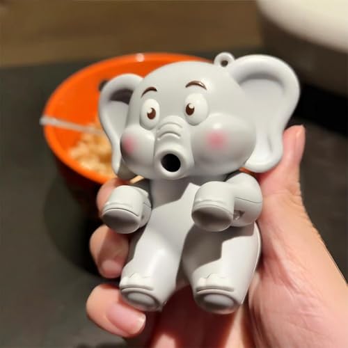 Mini Dinosaur Clip-On Fan for Cups & Bowls - Green, 8.5cm