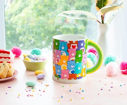 Care Bears Ceramic Mug with Rainbow Handle - 20 Ounces Fun Kitchen Drinkware