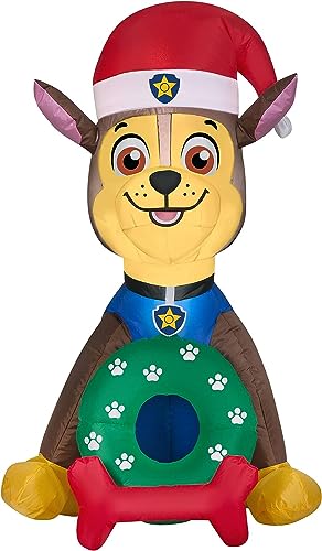 Inflatable Chase from Paw Patrol Christmas Decoration with LED Lights - 38 Inches