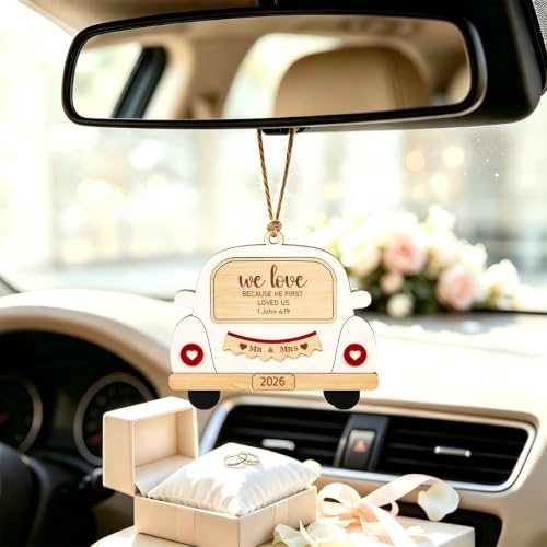 Love Christian Wedding Gift Ornament for Couples - Christmas Home Decor