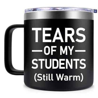 Fufendio Teacher Appreciation Mug - Black Teacher Gift for Men & Women