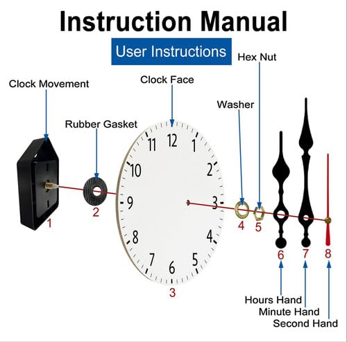 10 Inch Wooden Wall Clock - Camper Theme Silent Sweep Movement, Variation Clock-018+10inch×10inch