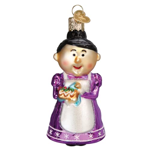 Old World Christmas Cheery Mrs. Claus Tree Ornament - Hand-Painted Holiday Decor