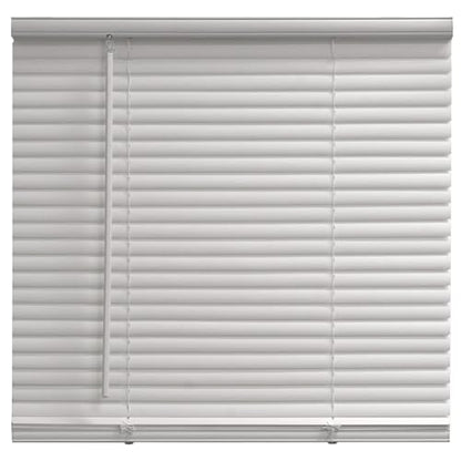 Cordless Light Window Blinds - 30W x 64L White, Easy to Install
