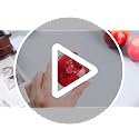 Honeydak Pomegranate Salt Bowl Gift with Lid and Spoon - Rosh Hashanah Decoration