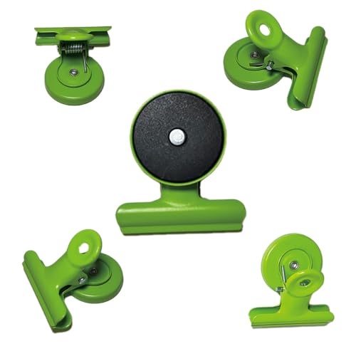 10 Pack Heavy Duty Magnetic Clips for Refrigerator & Whiteboard - Kitchen Organizer & Photo Display