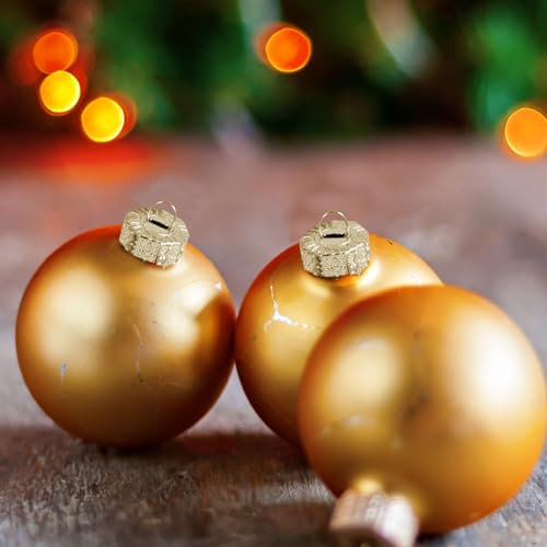 100PCS Christmas Ornament Caps Gold 2.2cm - DIY Holiday Decorations