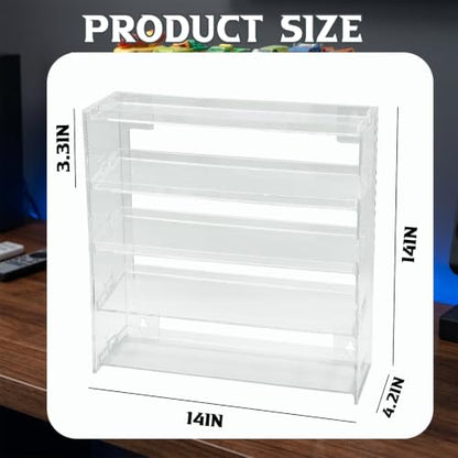 Monster Trucks Display Case for 1:64 Scale Toy Storage Organizer Shelf