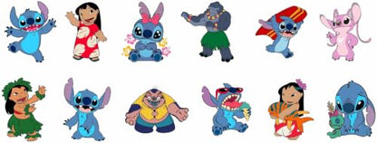 86Pcs Cartoon Birthday Party Decorations Set Including Bracelets Pins Stickers