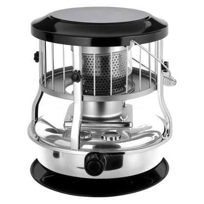 Portable Indoor Kerosene Heater 9000 BTU with White Finish - Camping Stove