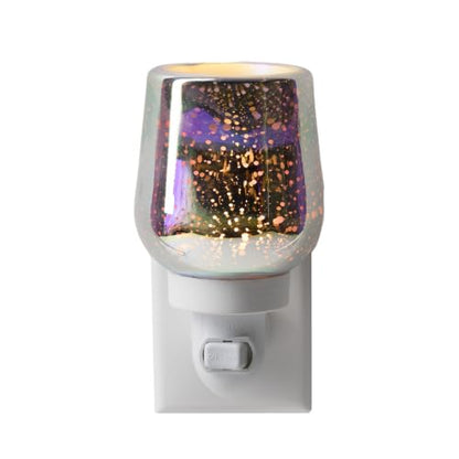 Mini Wax Warmer with Colorful Glow - Plug-In Candle & Scent Diffuser