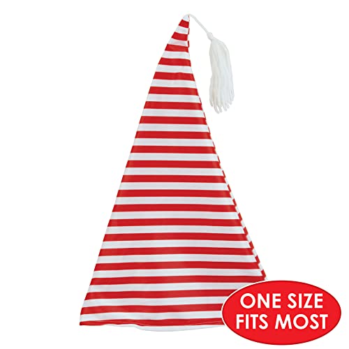 Nightcap 2-Pack Christmas Santa & Mrs Claus Hats - Festive Headwear for Holiday Parties
