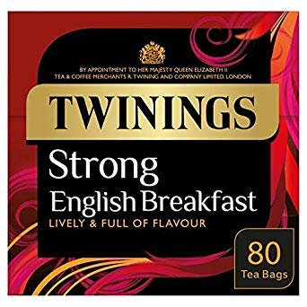 Twinings 1706 Strong Breakfast Tea 80 per pack