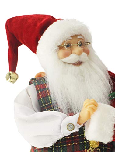 16-Inch Dancing Santa and Mrs. Claus Holiday Decor - Windy Hill Collection