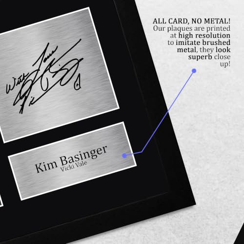 Kim Basinger Signed Autographed Photo - Movie Memorabilia Framed US Letter