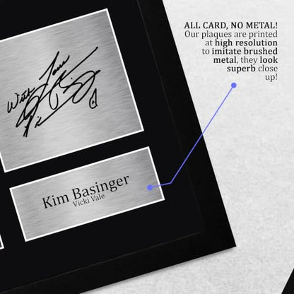 Kim Basinger Signed Autographed Photo - Movie Memorabilia Framed US Letter