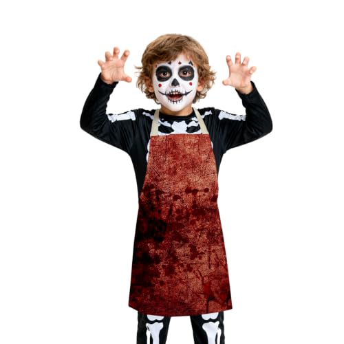 Kids Apron Costume Prop for Cosplay Party Cooking Baking - Red