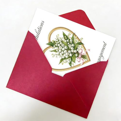 Engagement Card for Newly Engaged Couple - Congratulations Gift WX-488