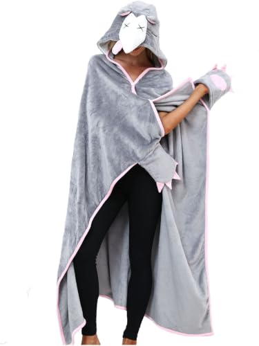 Possum Gifts for Women Cozy Wearable Blanket Hoodie - Funny Christmas Gift