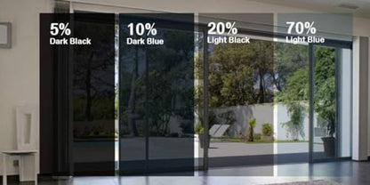 G Greenfilm Static Cling Window Tint 24x82 Inches - Non-Adhesive Privacy UV Heat