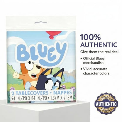 Bluey Tablecloth 2-Pack - Officially Licensed Kids Party Decor
