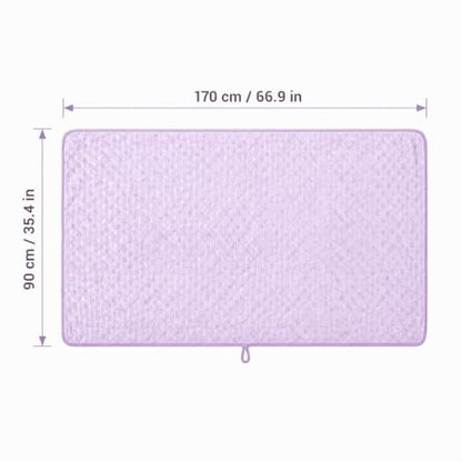 Purple Bath Towel Set of 4 - Ultra Soft 35 x 66 Inches, Hotel Quality