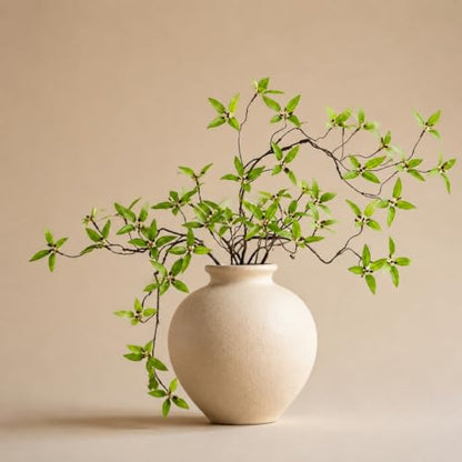 2PCS Faux Greenery Stems for Vase & Centerpieces - Flexible Artificial Branches