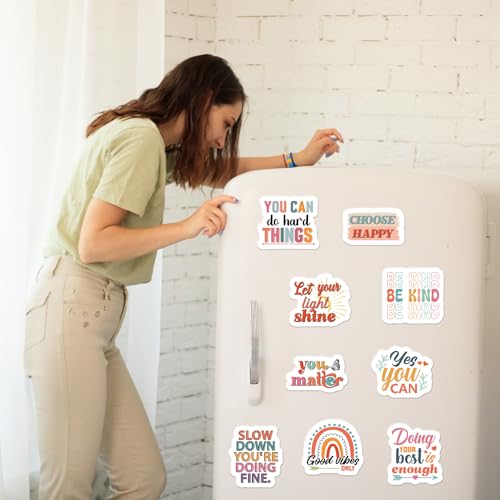 Inspirational Christian Fridge Magnets - 16 Pcs Boho Locker Decor (Variation: Inspirational Christian)