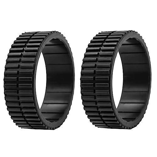 Rubber Wheel Tire Covers for Caster Replacement Floor Protectors - Compatible with 380 380T 320 Mint5200