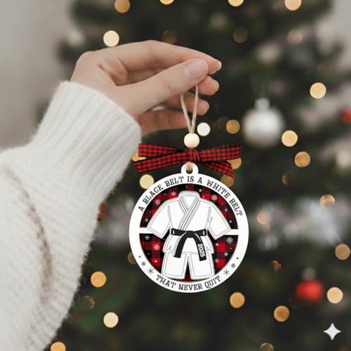 Karate Ornament Boy Christmas Tree Decoration - Jiu Jitsu Gift