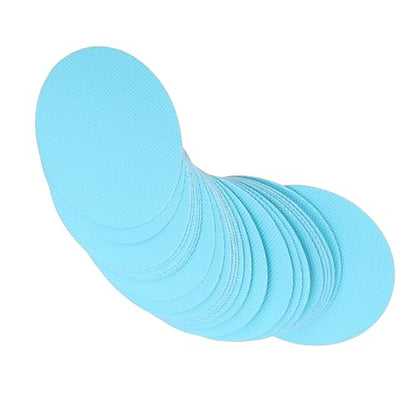 Non Slip Shower Stickers for Bathtub - 24 Pack, Blue Safety Decals
