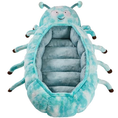71-Inch Fluffy Animal-Shaped Sleeping Bag for Adults and Pets - Cozy Hugging Sleep Sack