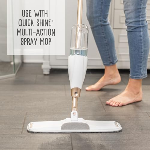 Quick Shine Hardwood Floor Cleaner 27oz, 2Pk| Use in Spray & Vac Mops| Removes Dirt & Scuff Marks| Ready-to-Use, Streak Free, No Rinse| Safer Choice Cleaner| Perfect for Gentle and Effective Cleaning