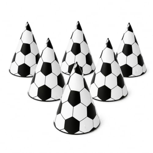 Soccer Party Hats for Birthday Celebration Supplies